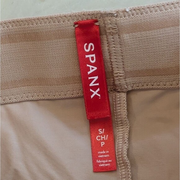Spanx Suit Your Fancy High Waisted Thong Beige Nude S Small - Picture 5 of 6